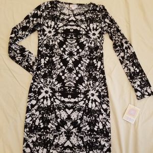LulaRoe Noir Debbie dress